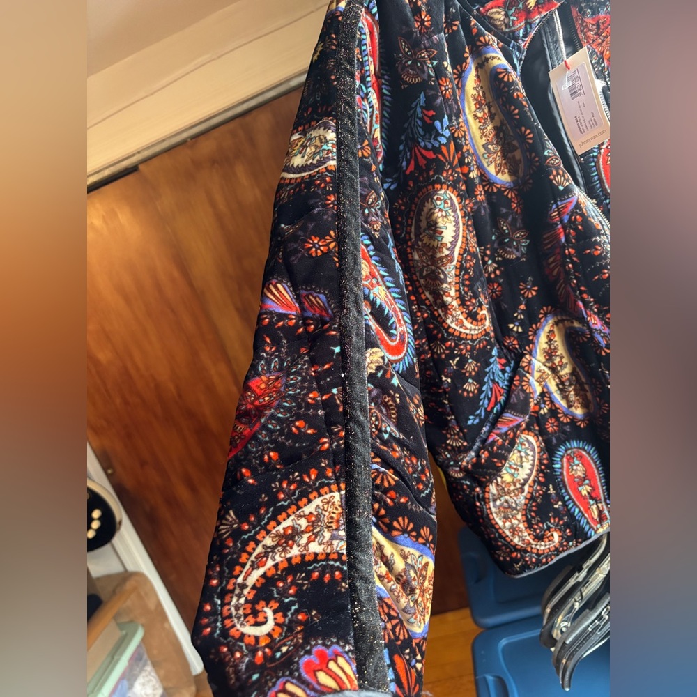 NWT Johnny Was Dolman Quilted Paisley Bomber Jacket | Women’s Plus XXL / 2X - Picture 10 of 16